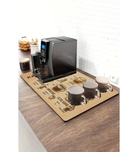 Valerine Life Barista Matı Sıvı Geçirmez XXL Kahve Barı Espresso Kahve Makinesi Pad 40x90cm 27250224