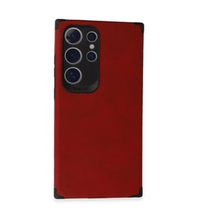 Samsung Galaxy S24 Ultra Kılıf Loop Deri Silikon - Kırmızı