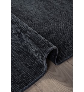 Antrasit Şönil Kilim Makinede Yıkanabilir Kaymaz Taban Halı Yolluk