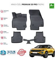 VOLKSWAGEN T-ROC ARACA ÖZEL 3D PASPAS 2017 2018 2019 2020 2021