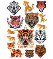 Kaplan Sticker Set -2 15 Parça Telefon, Tablet, Defter, Laptop Sticker