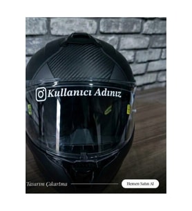 motor kask instagram kullanıcı adı 15 cm sticker