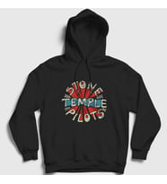 Presmono Unisex Siyah Stone Temple Pilots Kapüşonlu Sweatshirt 450297tt