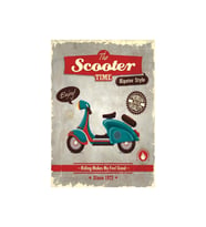 The Scooter Time Retro Ahşap Tablo - 1972 Hipster Tarzı Vintage Tasarım