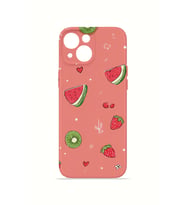iPhone 15 Plus Vorian İnce Kamera Korumalı Mika Kılıf Summer Fruit Crush