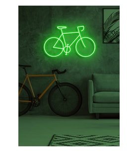 Bisiklet Figürlü Neon Tabela