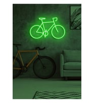 Bisiklet Figürlü Neon Tabela