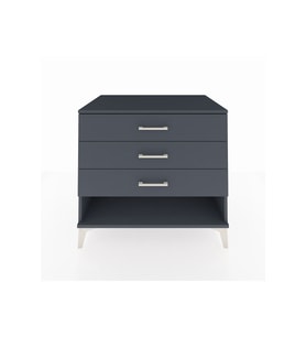 Kronos Şifonyer 3 Çekmeceli 88x59x80 Antrasit-Antrasit
