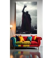 KAZANMANIN BEDELİ V1 Ev Duvar Salon Güzellik Salonu Ofis Dükkan Dekarasyon Kanvas Tablo (Çok Renkli)