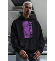 Hinata Hyuga Baskılı Unisex Oversize Naruto Anime Hoodie