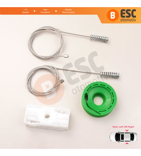 Mercedes CLK C208 A208 1997-2003 CLK55 AMG CLK320 CLK430 İçin Elektrikli Arka Cam Kriko Tamir Seti
