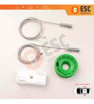Mercedes CLK C208 A208 1997-2003 CLK55 AMG CLK320 CLK430 İçin Elektrikli Arka Cam Kriko Tamir Seti