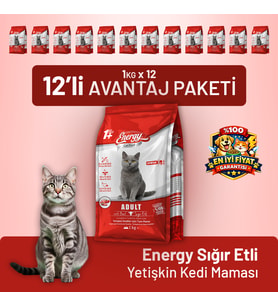 Sığır Etli Yetişkin Kedi Maması - 12 Adet