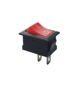 1 Adet - On-Off Anahtar Kırmızı, KCD1-101, Mini Aç Kapa Anahtar 