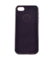 Uyumlu Model Apple iPhone 5 5S SE Kılıf Simli Parlak Shining Kapak (Siyah)