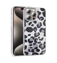 Apple iPhone 15 Pro Max Kılıf Leopar Kurdele Ekose Desenli Mep Kapak