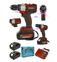 Pro Dynamic 128VF Çift Akülü Vidalama Darbeli Çelik Mandren Matkap