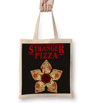 Stranger Things Stranger Pizza Bez Çanta Uzun Saplı