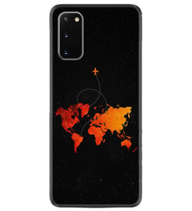 Samsung A02S A03S A10 A12 A13 A21S A22 Kılıf Desenli Silikon İz Bırakan Uçak 1778