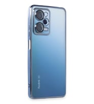 ERTAN Redmi Note 12 Pro 5G Kılıf Lensli Silikon - Açık Mavi
