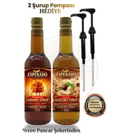 KARAMEL - FINDIK AROMALI KAHVE ŞURUBU 750 ML X 2 ADET