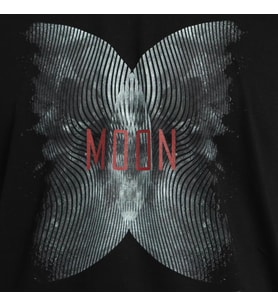 Bant Giyim - Moon Siyah Erkek T-shirt Tişört