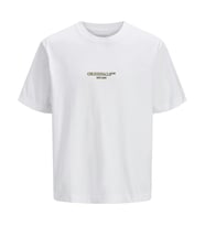 Jack & Jones 12273157 Jorislington Minimal Beyaz Tişört