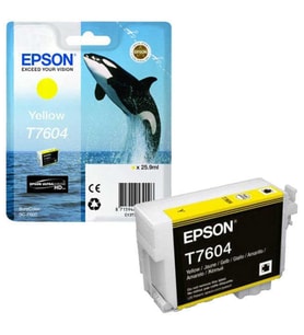 Tonersepeti Epson T7604-C13T76044010 Sarı Orjinal Kartuş
