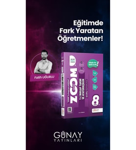 Günay Yayıncılık GÜNAY YAYINLARI 8. SINIF LGS ZOOM SERİSİ T.C. İNKILAP TARİHİ ve ATATÜRKÇÜLÜK SORU BANKASI 2024-2025 (Çok Renkli)