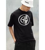 Marvel Kaptan Amerika Iron Man Baskılı Unisex Oversize Tişört