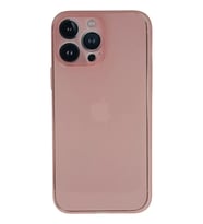 iPhone 13 Pro Kılıf PP Ultra İnce Kapak - Pembe