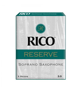 D'Addario RIR0530 Reserve Soprano Saksafon Kamışı No: 3.0 (Profesyonel) - 5'li Paket  Premium Kamış, Tutarlı Kalite ve Zengin Ses Rengi
