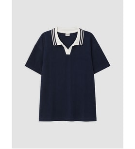 LCW Kids Lacivert Polo Yaka Erkek Çocuk Tişört