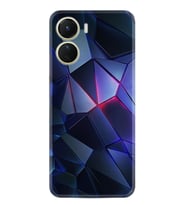 Vivo Y16 Kılıf Resimli Desenli Silikon Platinium Series Üçgenler 2 1872
