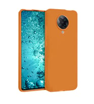 Xiaomi Redmi K30 Pro Kılıf Nano İçi Kadife Silikon - Turuncu