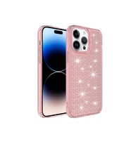 İPHONE 14 PRO MAX SNOW SİLİKON KAPAK PEMBE