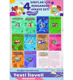 4.Sınıf Okumayı Sevdiren 10 lu Hikaye Seti (80 Sayfa)