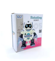 Pilli Işıklı ve Renkli Robot - Mavi Su Dünyası (Çok Renkli)