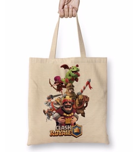 Clash Royale Red King Bez Çanta Uzun Saplı