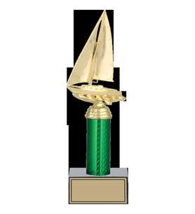 ODAK KUPA - Figürlü Kupalar - Yelken Figürlü Kupalar FG-006 B - 30 cm