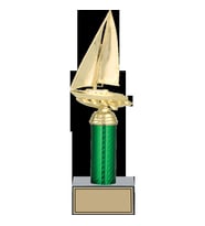 ODAK KUPA - Figürlü Kupalar - Yelken Figürlü Kupalar FG-006 B - 30 cm