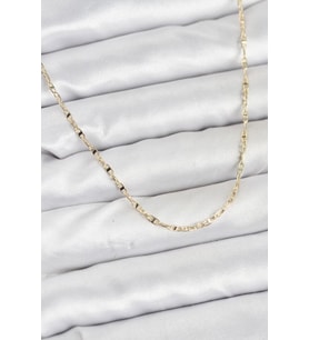 CM 14K Gold Renk Pirinç Gemi Zinciri Model Kadın Kolye - TJ-BKO10918