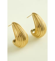 Gold Renk Çelik Küpe