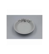 6'lı 19 cm Çukur Tabak Seti Tek Çiçek Tasarımı