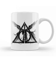 Harry Potter Ölüm Yadigarlar Kupa Bardak Porselen