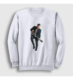 Presmono Unisex Beyaz Stanley Clarke Sweatshirt 429001tt