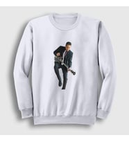 Presmono Unisex Beyaz Stanley Clarke Sweatshirt 429001tt
