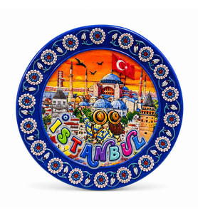İstanbul Temalı Seramik Magnet