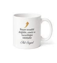 Terfi Alan İçin Mesajlı Hediyelik Baskılı Kupa Bardak Kutlama Hediyesi