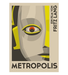 Poster Of Metropolis By Fritz Lang Tablo Ahşap Poster Dekoratif